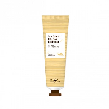 Крем с муцином улитки для рук Total Solution Gold Snail Gold Cream