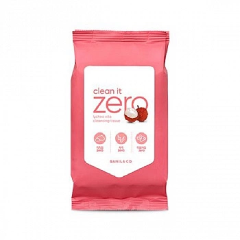 Очищающие салфетки 30шт. Clean It Zero Lychee Vita Cleansing Tissue 30ea