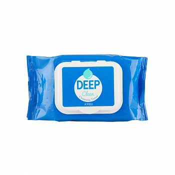 Очищающие салфетки для снятия макияжа Deep Clean Cleansing Tissue
